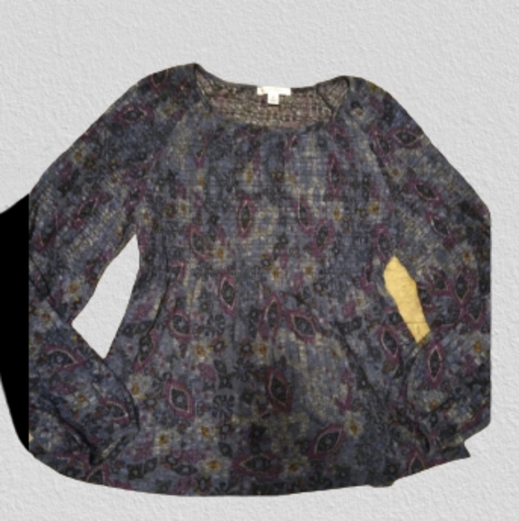 John Paul Richard Dollbaby Smocked Boho Printed T… - Picture 15 of 16